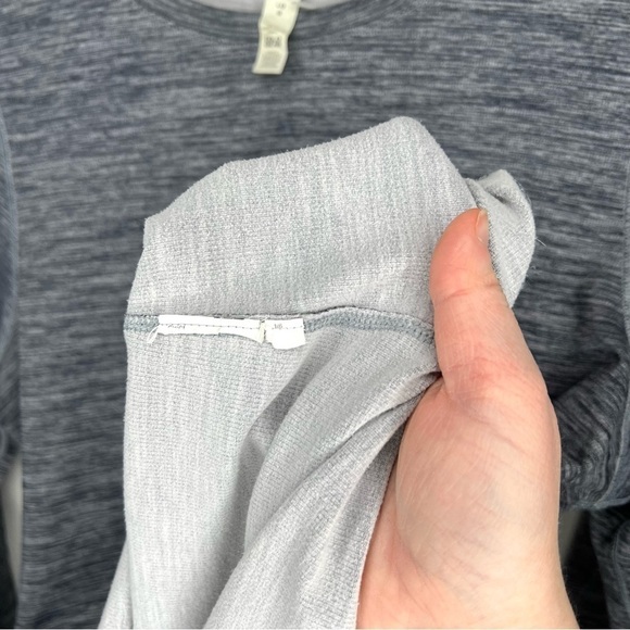 Under Armour Grey Gray Marled Long Sleeve Cold Gear Athletic Sporty Top Large - Picture 11 of 14
